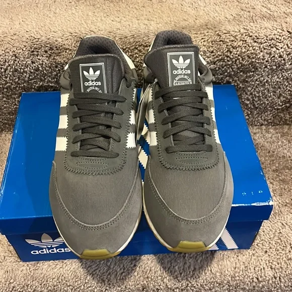 Adidas I-5923 Iniki Shoes Sneakers D97345 new grey white Mens sizes - Picture 6 of 13